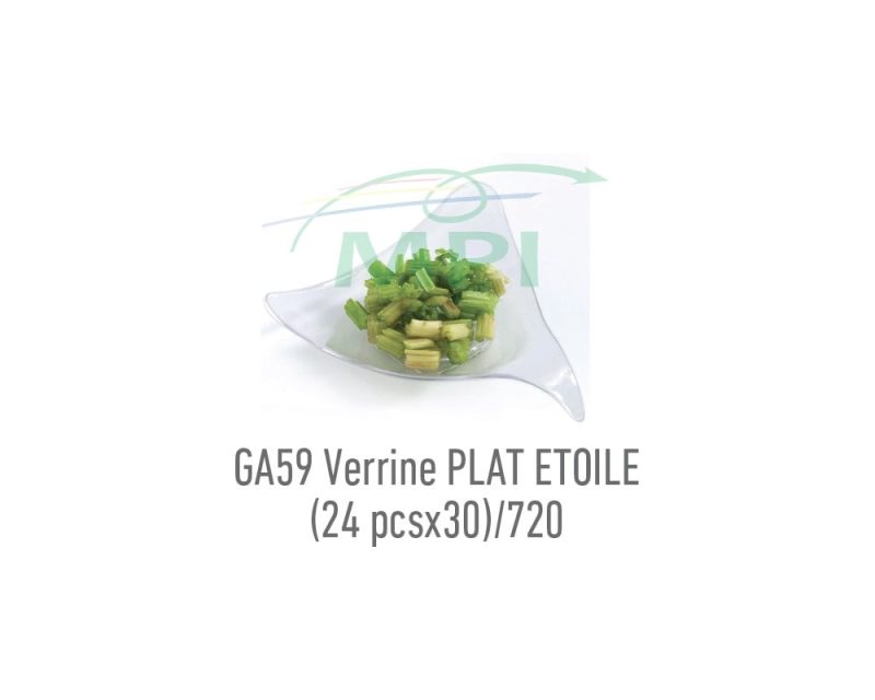 GA59 Verrine PLAT ETOILE