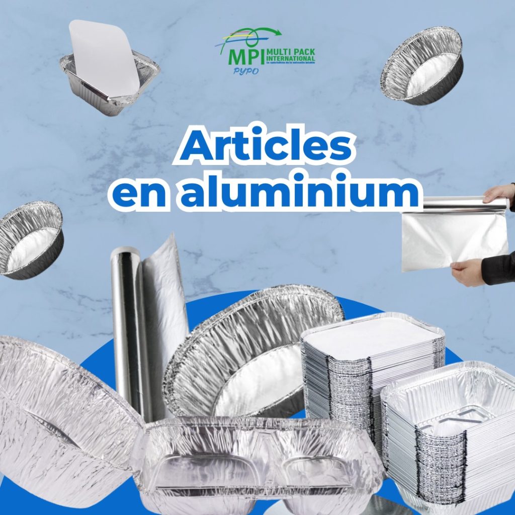 Articles en aluminium -Emballages jetable pour la restauration