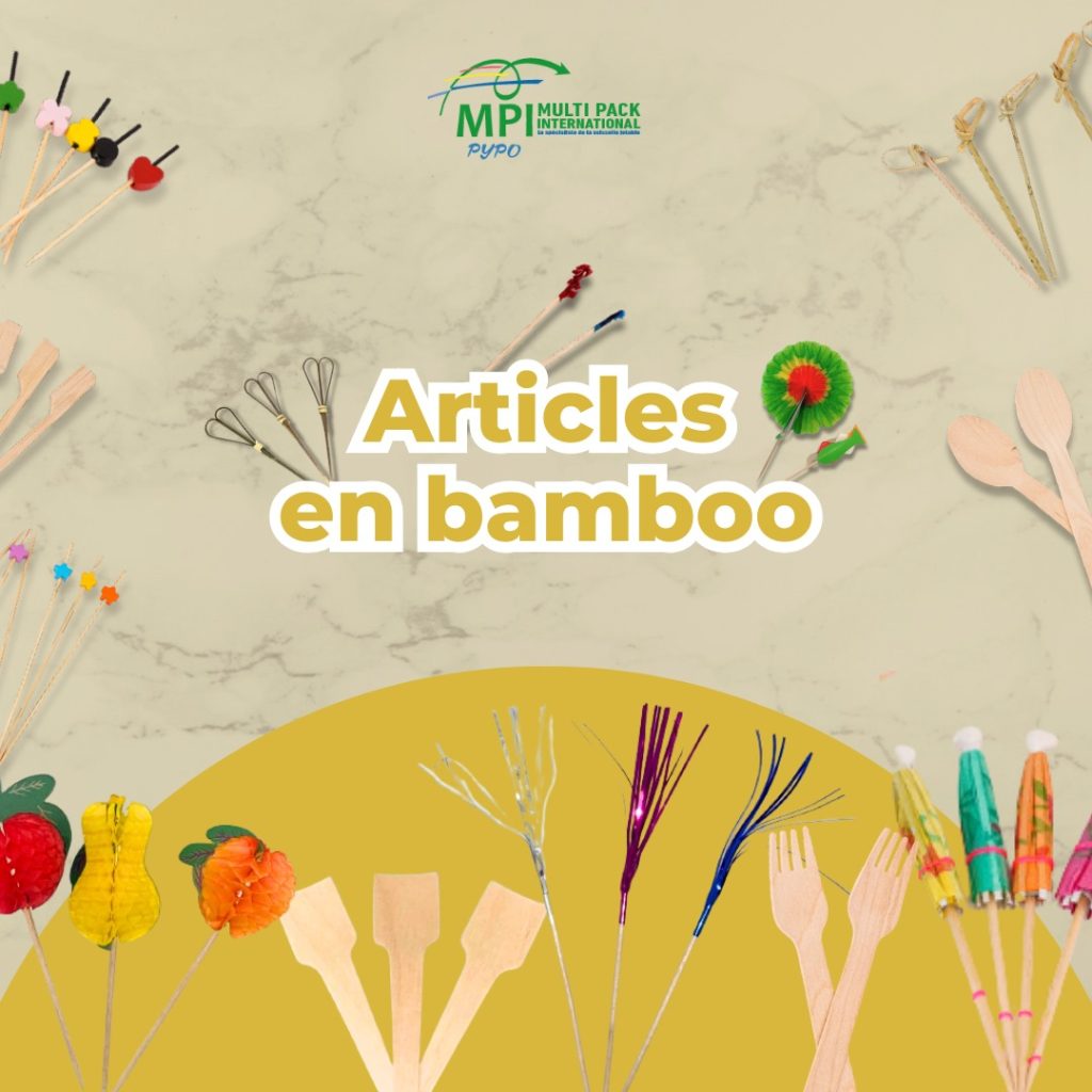 Articles ene bamboo-Emballages jetable pour la restauration