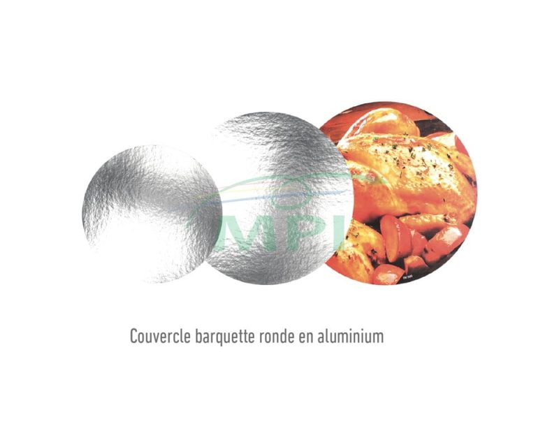 Couvercle barquette ronde