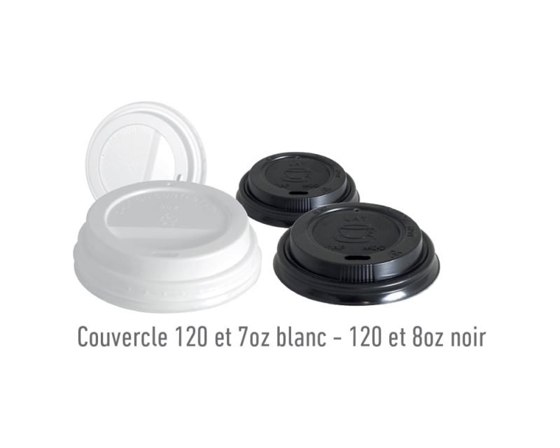 Couvercle blanc - noir